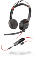 Poly Plantronics Blackwire 5220 USB-C Stereo Headset...