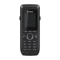 MITEL 5613 DECT handset incl. clip and battery (50006897)...