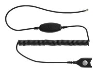 EPOS CLS 01 headset connection cable EasyDisconnect to RJ-9 (modular plug) - coiled cable - Code 01